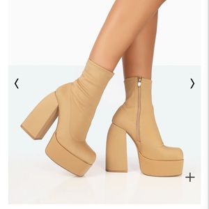 Public Desire tan boots